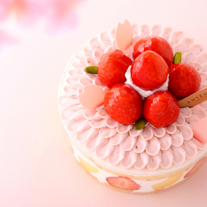 まるで満開の花びらのよう！「さくらのケーキ」がアンティノールから期間限定発売