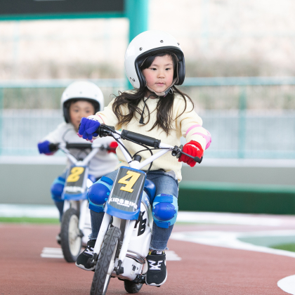 １人でバイクに乗れたよ！子どもと感動体験「鈴鹿サーキット」に4つのバイクアトラクションが誕生