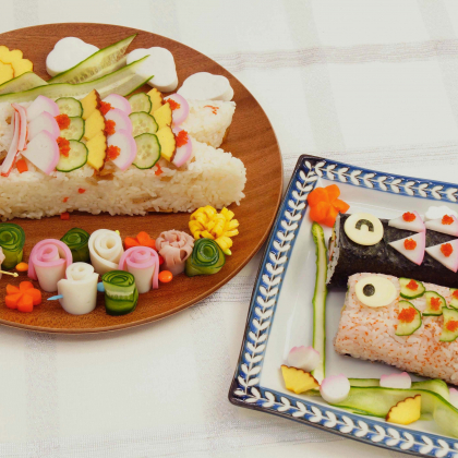 5月5日こどもの日に喜ばれる！簡単「こいのぼりデコ寿司」の作り方