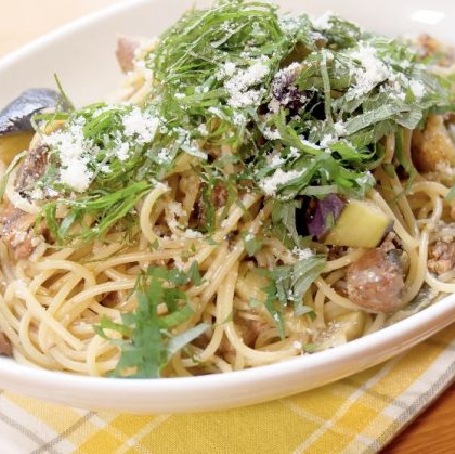 さんまと秋なすのパスタ！さんま缶を使えば失敗知らず【プロが教える 本格パスタレシピ】