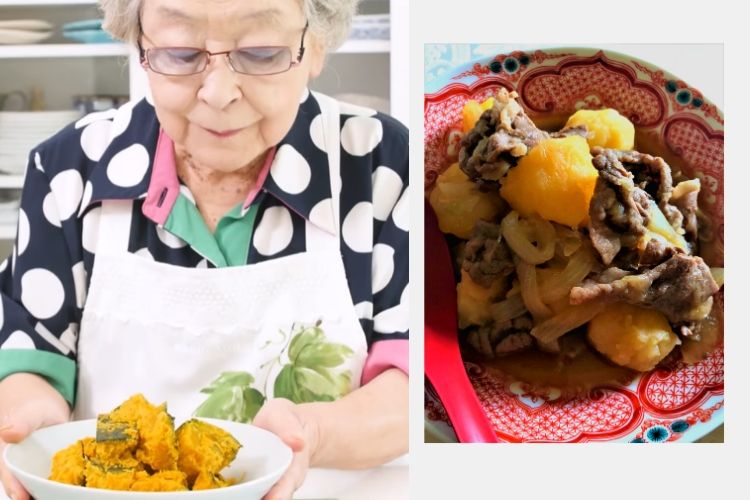 【ばぁばのおこもりごはん】「おふくろの肉じゃが」と煮物2品…95歳の料理研究家・鈴木登紀子さんのレシピ