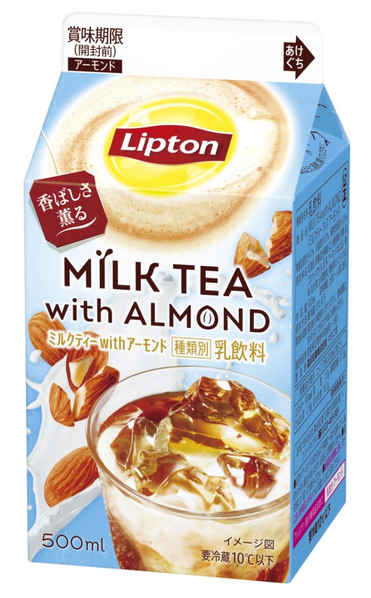 アーモンドミルクの香ばしさ薫る「リプトン　ミルクティーwithアーモンド」新発売