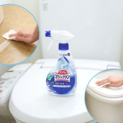 便器の中だけじゃないの!? 「トイレマジックリン」がうちのトイレのあちこちに使えるなんて！