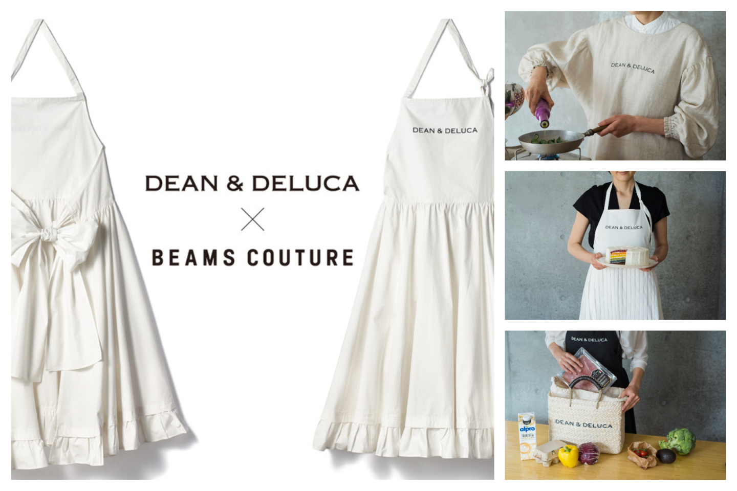 DEAN＆DELUCAとBEAMS COUTUREが初のコラボ！エプロンや保冷バッグなどを発売