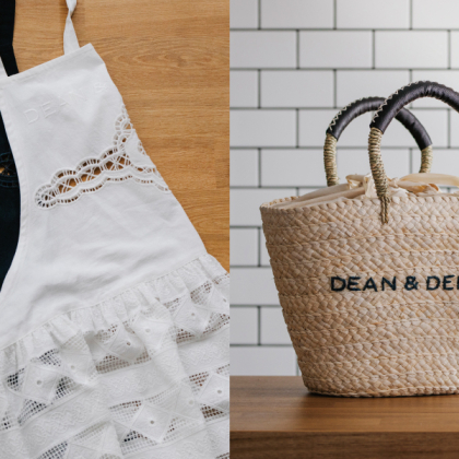 DEAN＆DELUCA×BEAMS COUTUREのコラボエプロンとカゴバッグ第2弾を発売！