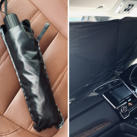 「傘型」がいい！2秒で設置できる「車のサンシェード」開閉も簡単でダッシュボードにすっと収まる【本日のお気に入り】