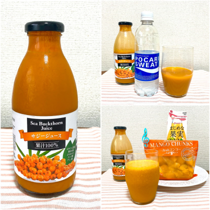 【業務スーパー】ビタミンC豊富な「サジージュース」の飲みにくさ解消！美味しいアレンジTOP3【本日のお気に入り】　