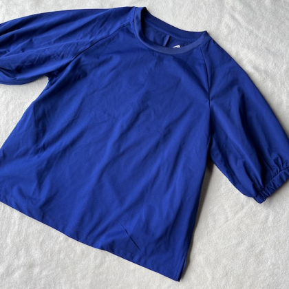 「ワークマン」のぽわん袖Tシャツ（980円）で二の腕をしっかりカバー！軽くてすぐ乾くのも嬉しい【本日のお気に入り】