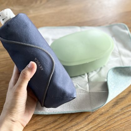 お弁当箱もペットボトルもひんやりキープ！KEYUCA（ケユカ）の「保冷クロス」は巻くだけでピタッ！これ便利！【本日のお気に入り】