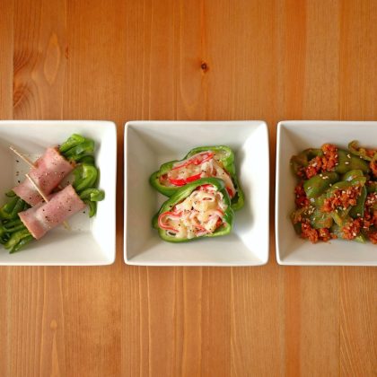 【京（みさと）さんのレンチンお弁当おかず】子どもも食べやすい！彩り◎の「ピーマン」で3品