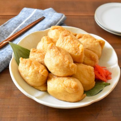 ふっくらおいしい手作りの味【おいなりさんの皮】楠さんちのホットクックレシピ Vol.85