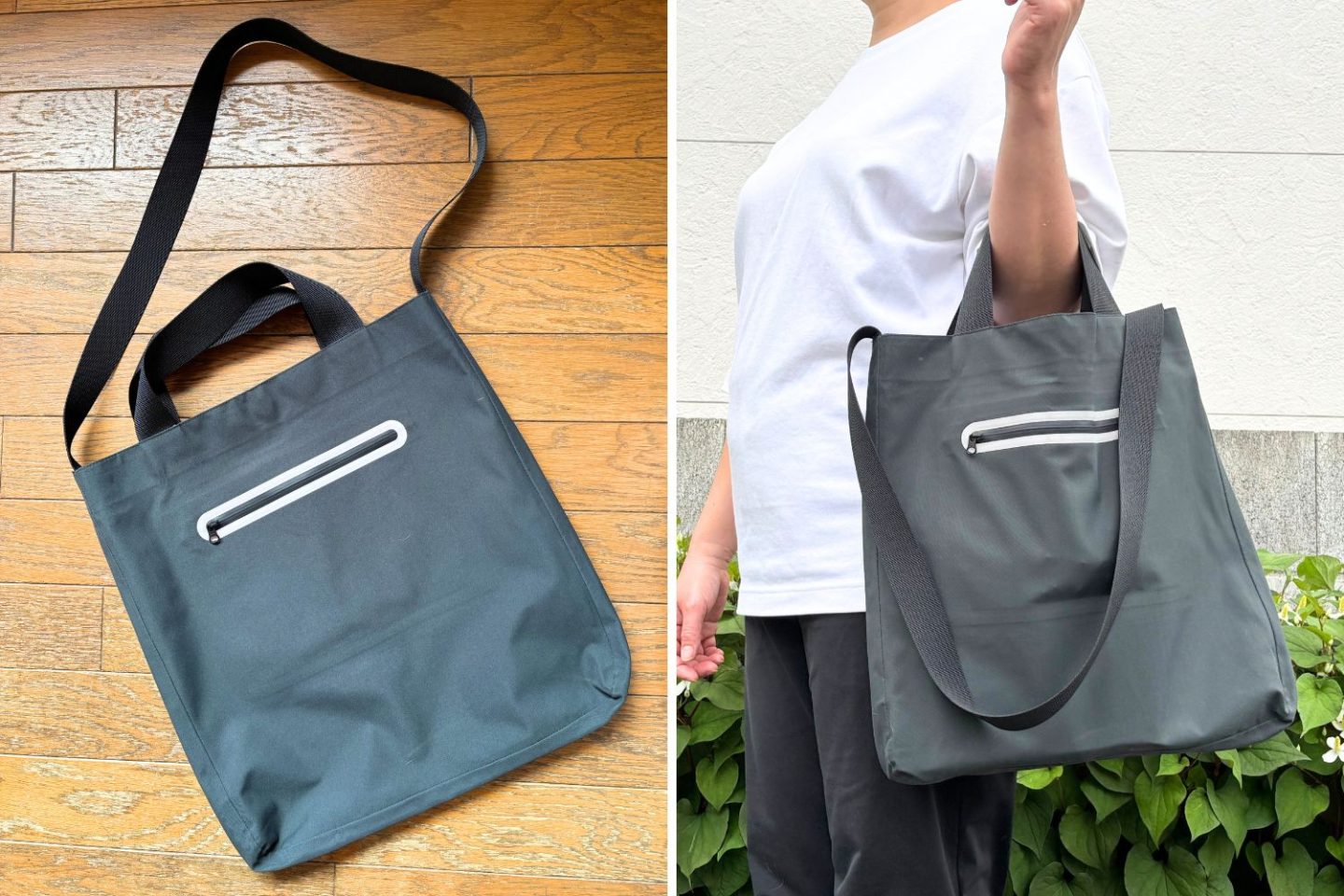 「ワークマン」の防水トートバッグ（2,300円）が、雨の日のご近所バッグとして大活躍！　【本日のお気に入り】