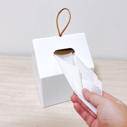 【ニトリのおすすめ】もっと早く買えばよかった！「トイレロールも入るティッシュボックス」