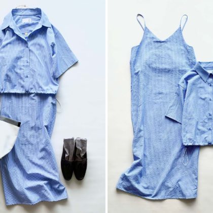 着回し自在！「ラコレ」のセットワンピース（6,490円）は涼しげ素材＆体型カバーも【4ケタアイテムで叶えるオシャレvol.113】