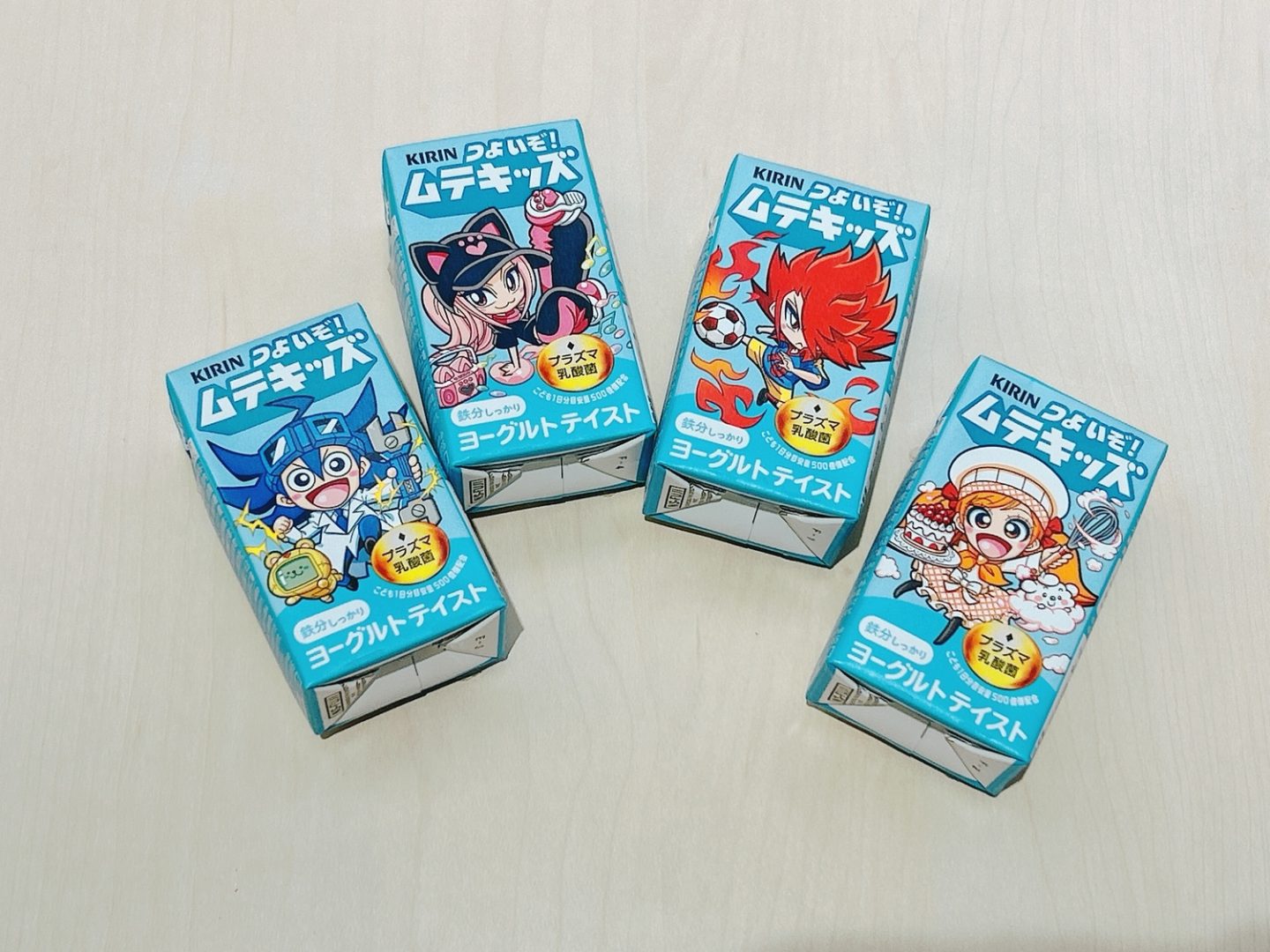 キリンが初の子ども向け専用健康飲料を発売、その名も「キリン つよいぞ！ムテキッズ」