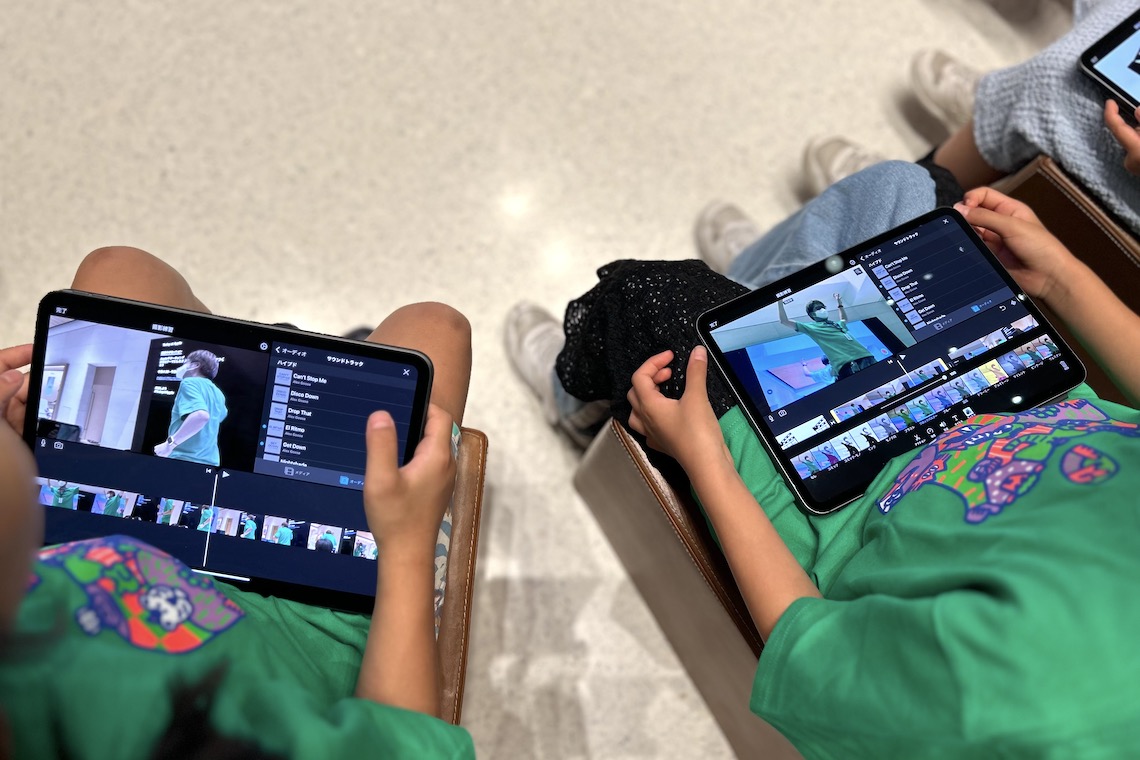 「アップルストア」でサマーキャンプ！「iPad」でオリジナル映画を作る無料ワークショップに子ども大興奮