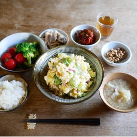 我が家の「ポテトサラダ」は“茹で卵”のコクでグッと美味しく！【お米農家のヨメごはん】