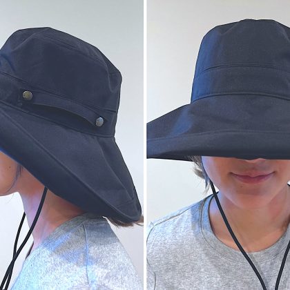 この「帽子」で完全遮光！話題の「サンバリア100」の“トラベル・ハット”は日傘がさせない自転車や旅の必需品