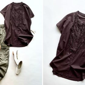 「デッサン」の秋色フリルブラウス（6,996円）は“落ち着いた”甘さで、大人も着やすい【4ケタアイテムで叶えるオシャレvol.120】