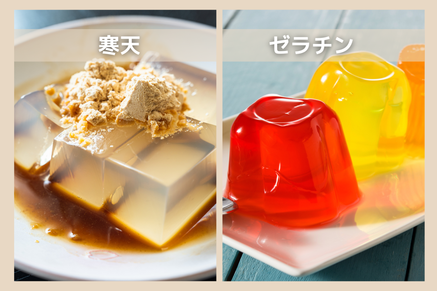 意外と知らない「寒天」と「ゼラチン」の違いを徹底解説！涼を取れるひんやりおやつの作り方も