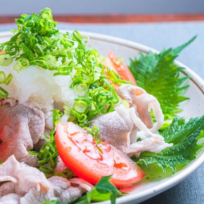 「冷しゃぶ」がとびきり美味しくなる野菜の具材。組み合わせを変えてモリモリ食べたい！